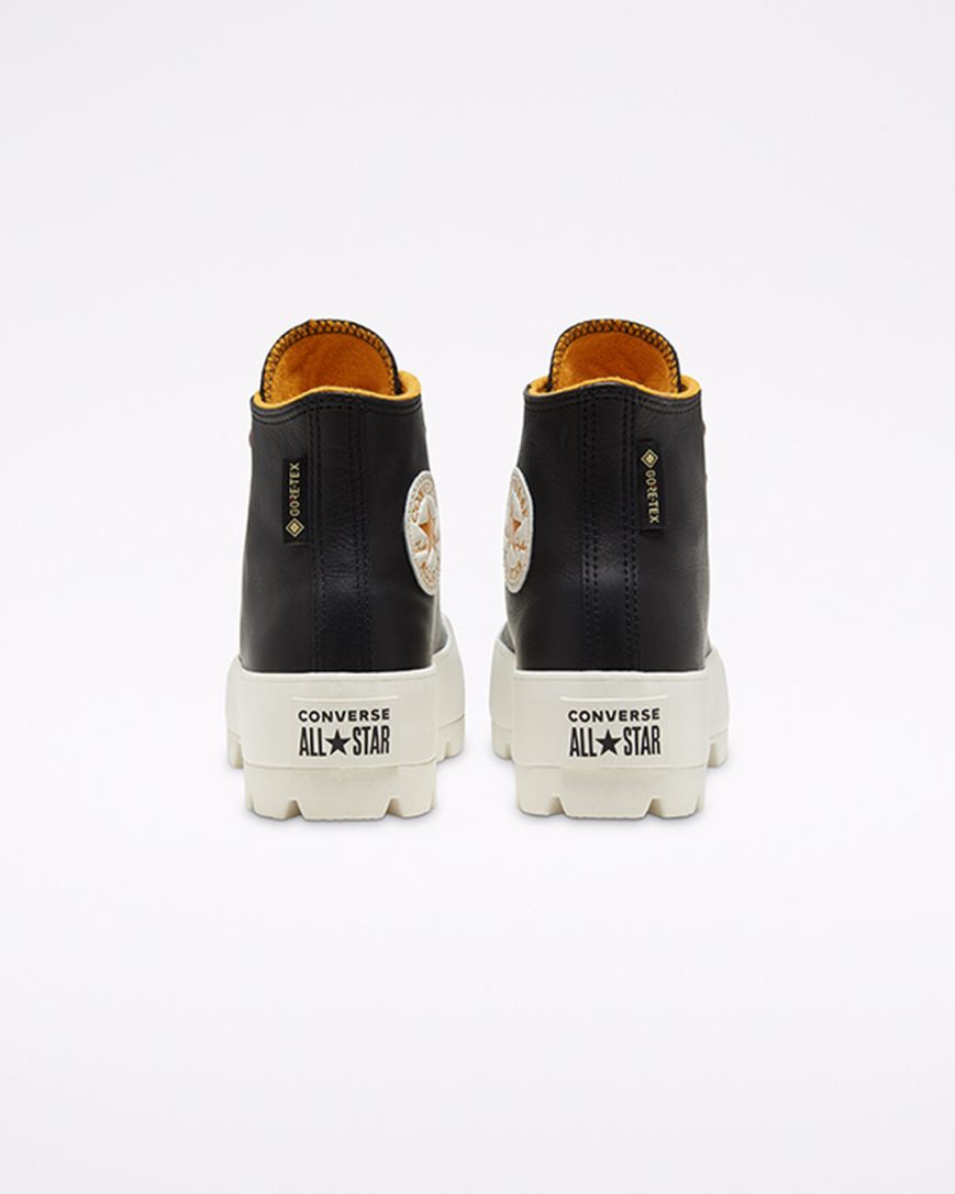 Women's Converse Chuck Taylor All Star Lugged Winter High Top Shoes Black / Yellow | AU 3EC80S